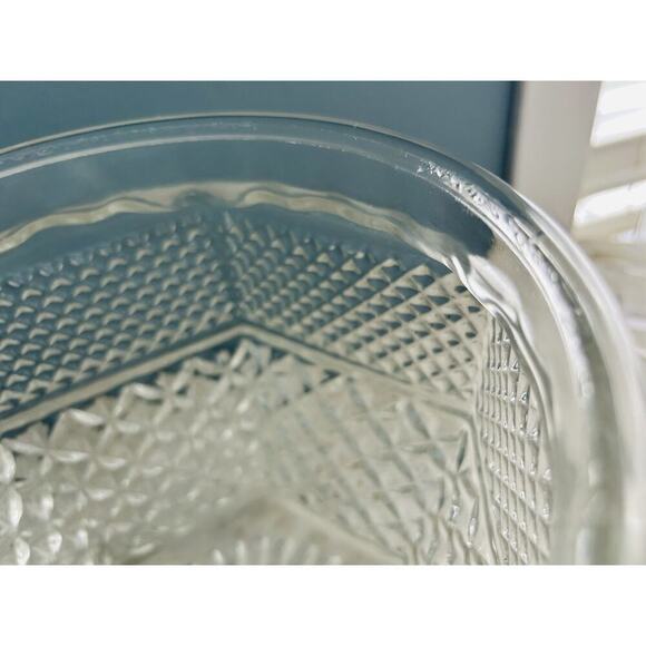 Vintage Wexford Cookie Jar Anchor Hocking 7" x 7" #602 Read Vase Pot Planter - Picture 4 of 10